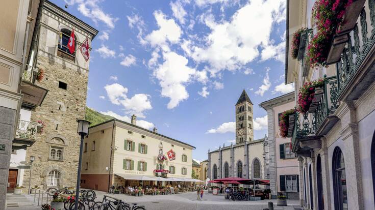 Village Grisons en été 