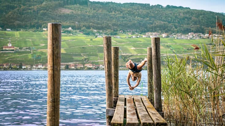 Guide balades et baignades autour des îles en Suisse