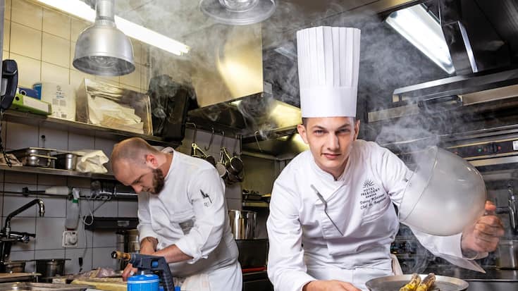 Danny Khezzar en cuisine
