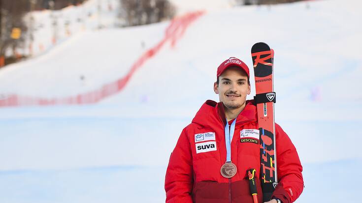 Théo Gmür, ski alpin aux jeux paralympiques