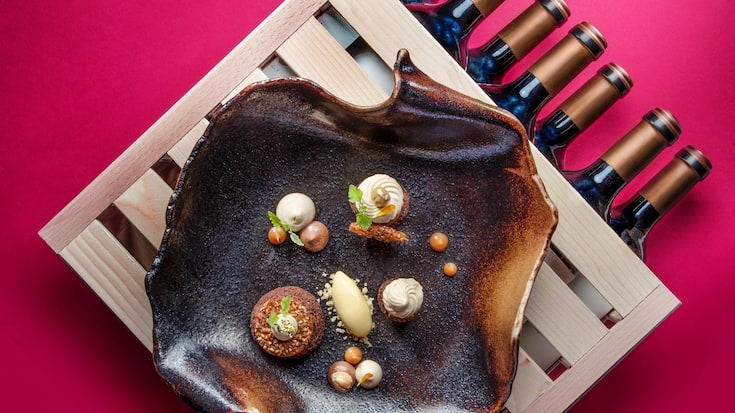 Choux caramel au beurre salé et chocolat