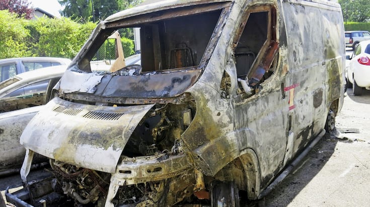 voiture braquée
