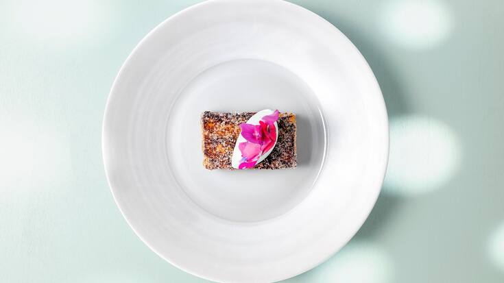 Pain perdu et glace à la crème acidulée