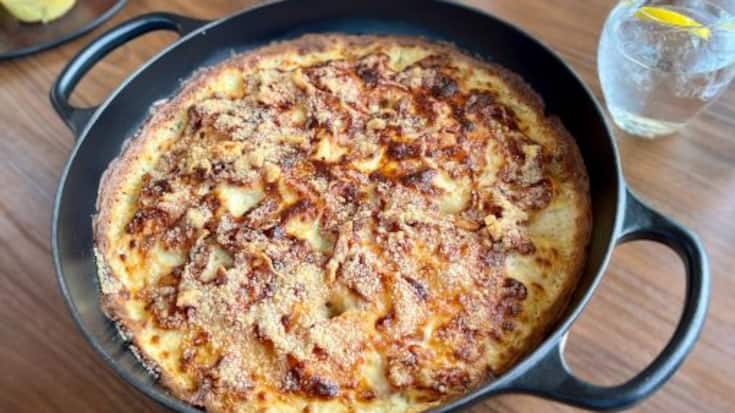 Gratin de rigatonis, ricotta & épinards