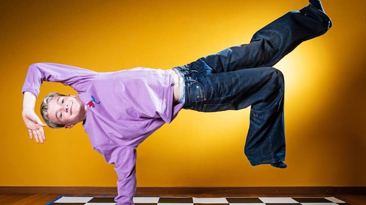 Mateo Prinz, alias Lotus, champion de breakdance