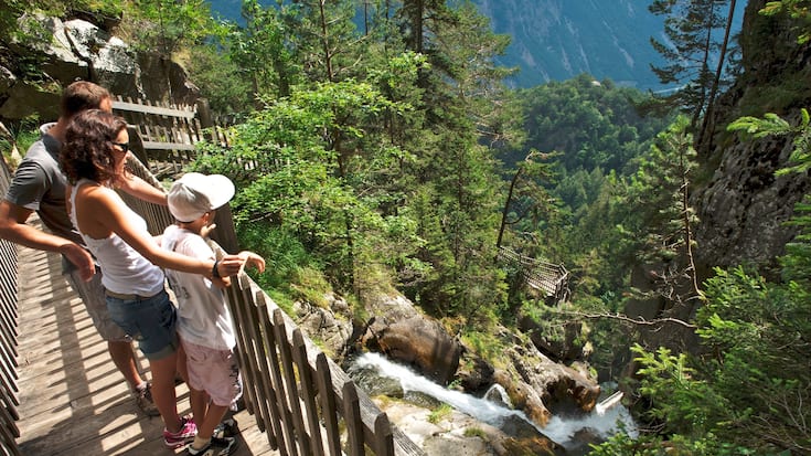 Dans les gorges du Dailley, où la Salanfe règne en maître
