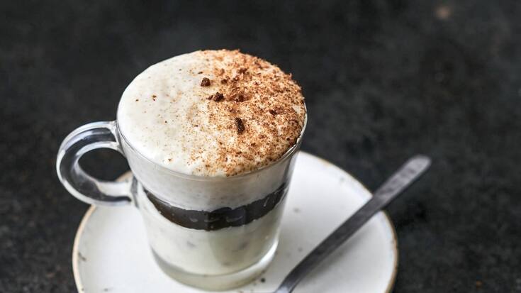 «Cappuccino» salé au pain grillé