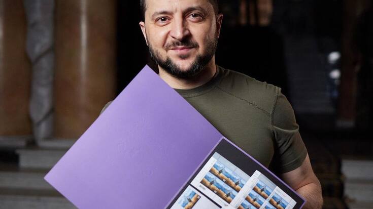 Le président ukrainien Volodymyr Zelensky