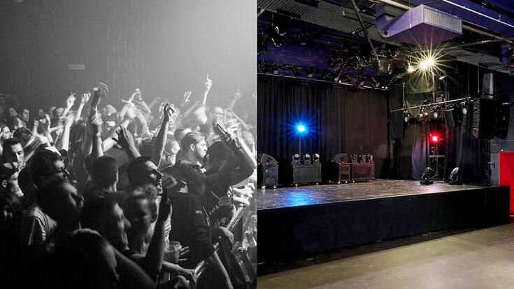 Le club rock La Case à Chocs à Neuchâtel: 2024 vs 2018