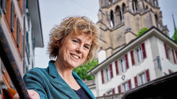 La comédienne vaudoise Anne Richard à Lausanne