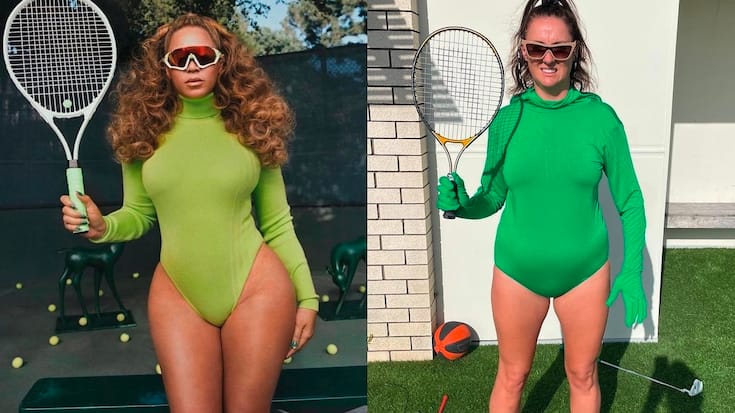 Celeste Barber prend la pose sexy de Beyoncé