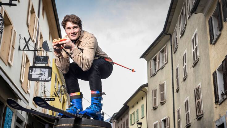 Le skieur Arnaud Boisset
