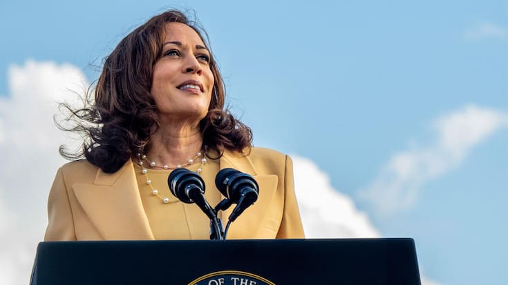 Kamala Harris, vice-présidente en lice pour la présidence des Etats-Unis