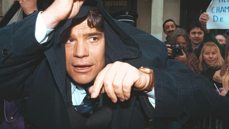 ARCHIVES - BERNARD TAPIE LORS DU PROCES OM / VA A VALENCIENNES EN 1995