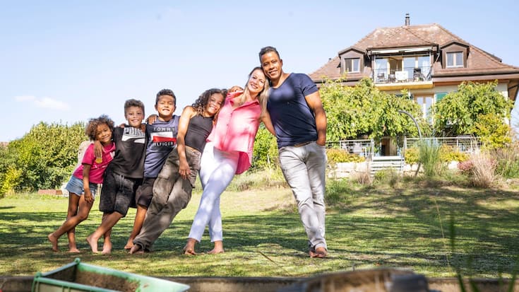 Sergei Aschwanden et sa famille