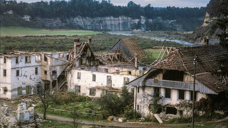 Bad Bonn dynamité par l'armée en 1963