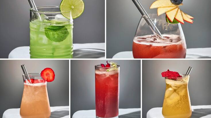 5 Mocktails conçus par Vitor Coelho 