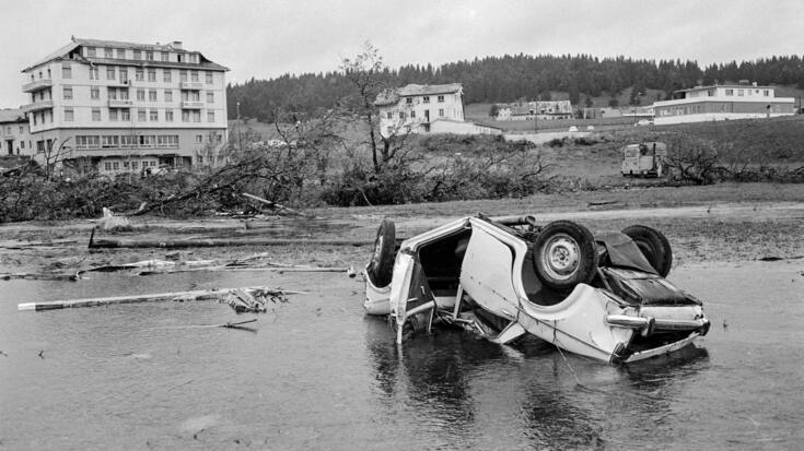 En août 1971, une tornade s’était formée sur territoire le français avant de dévaster la vallée de Joux d’ouest en est. 