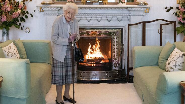 La reine Elisabeth 2 le 6 septembre à Balmoral avec Liz Truss