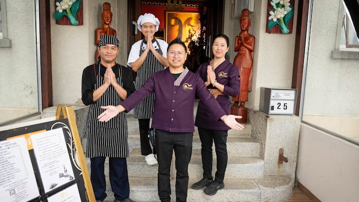 L’équipe du restaurant Siam Orchidée à la Chaux-de-Fonds