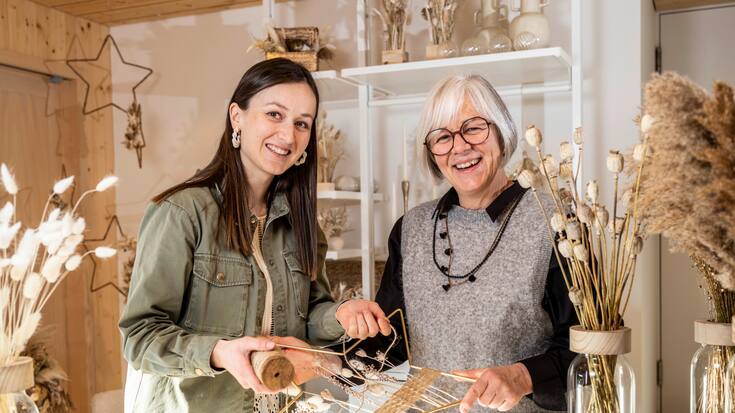 Margaux et Nathalie Glasson, animatrices de l'atelier de "L'illustré" du mois de novembre