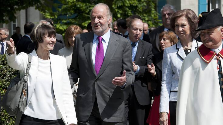 Roi d'Espagne et Micheline Calmy-Rey