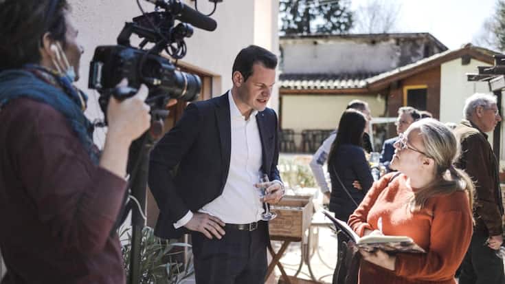 Pierre Maudet en campagne