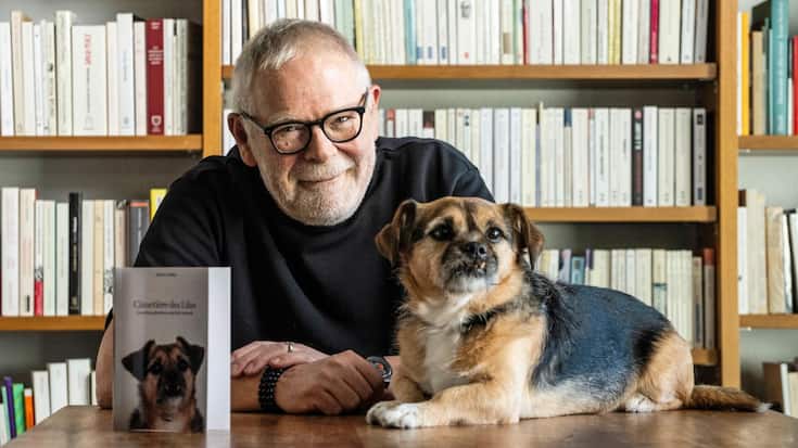 Patrik Chabbey avec son chat Sam