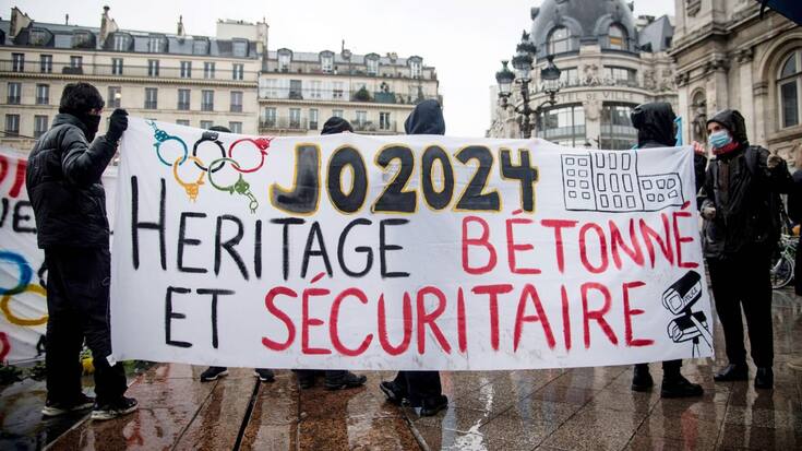 Rassemblement anti JO