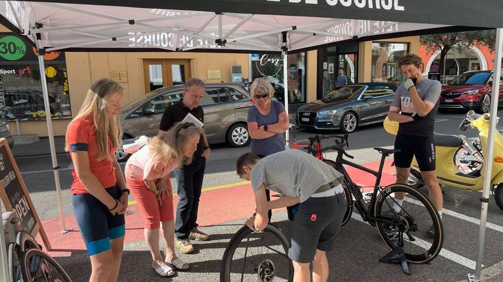 Atelier vélo animé par Tête de Course à Nyon