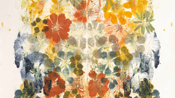 Oeuvre issue de l'exposition "Impressions végétales"