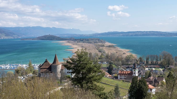 L'île Saint-Pierre, près du lac de Bienne.