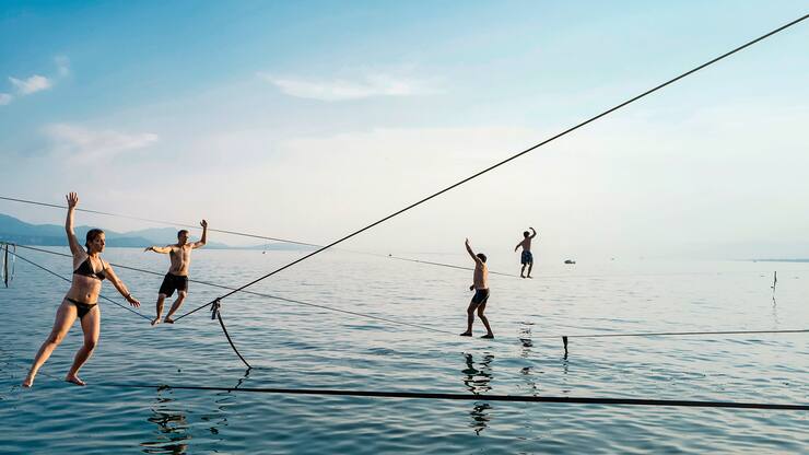 Geneva Lake, Lausanne, Switzerland, June 2017 Lac LÃ©man, Lausanne, Suisse, juin 2017
