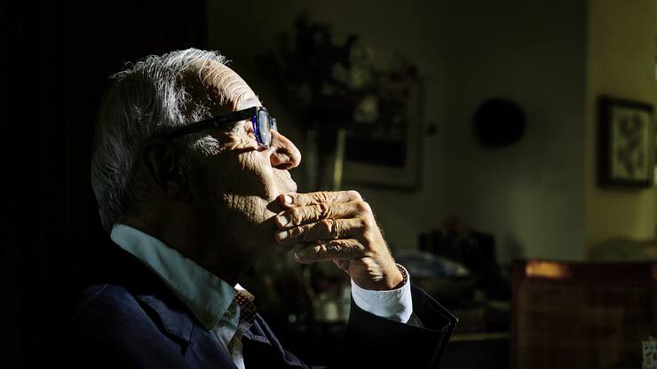 Jean Ziegler, portrait primé par le Swiss Press Photo