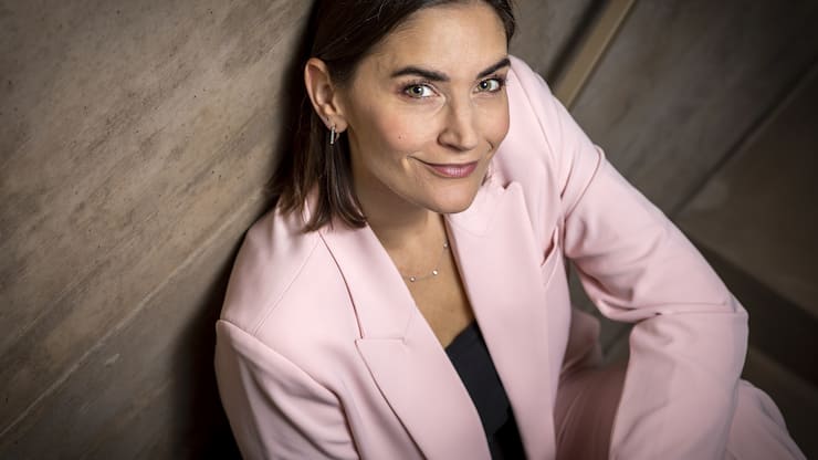 Geneve, le 16 fevrier 2022. Portrait de Valentine Caporale, instagrammeuse. Â© Magali Girardin