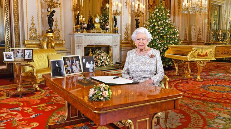 La Reine Elisabeth à Buckingham Palace
