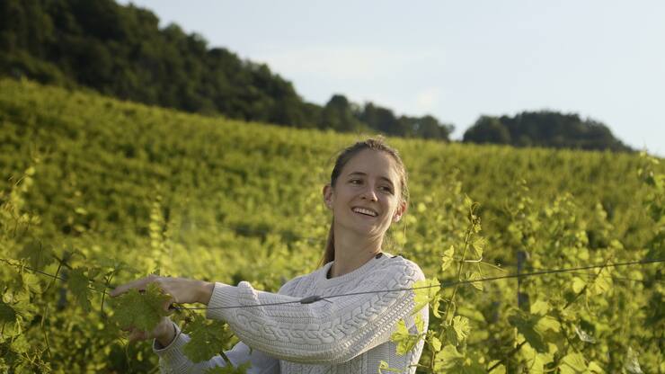 Laura Paccot au domaine La Colombe à Féchy