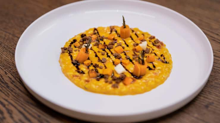 Risotto à la courge et au taleggio