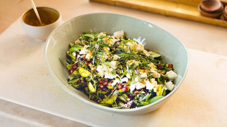 Salade concombre et feta