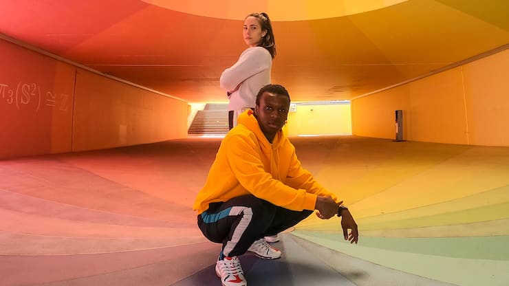 Le duo de danseurs Fana 