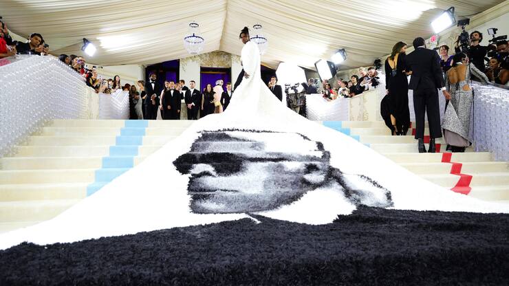 L’acteur Jeremy Pope au Met Gala 2023