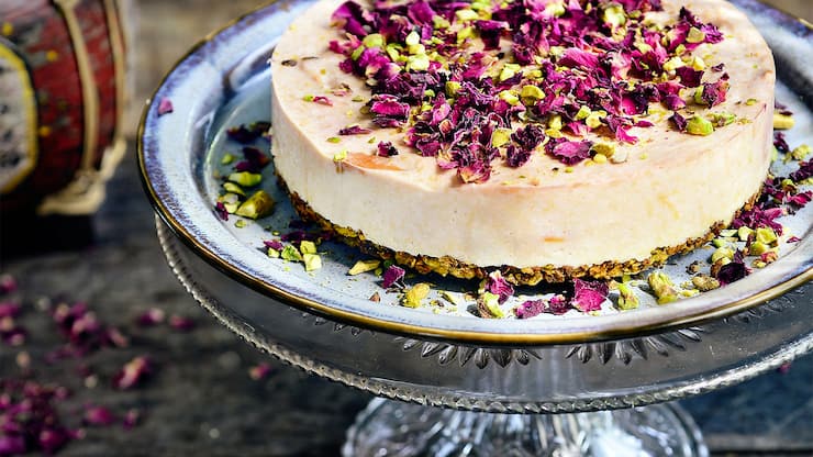 Bavarois aux pêches