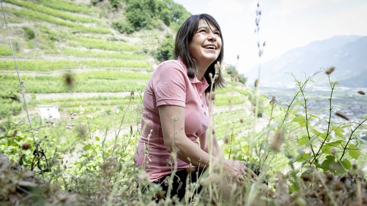 Valentina Andrei, vigneronne à Saillon VS