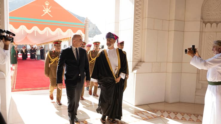 Le dernier voyage d'Alain Berset: ici arrivée chez le Sultan d'Oman