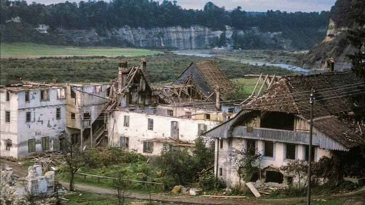 Bad Bonn dynamité par l'armée en 1963
