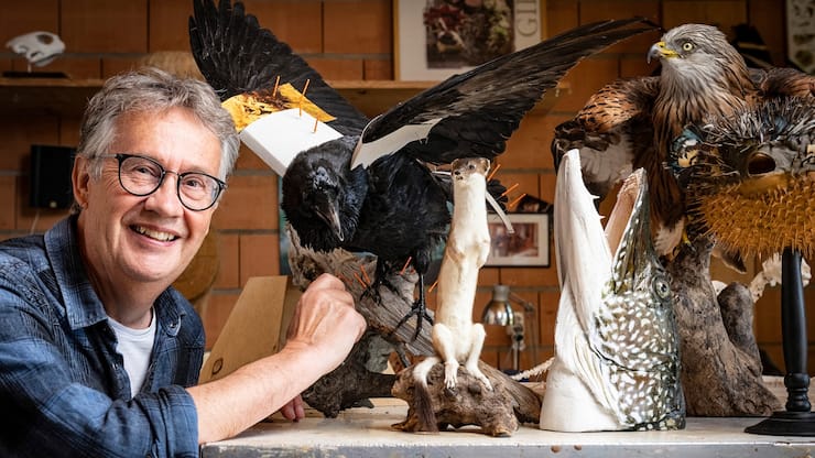 le taxidermiste Raphaël Codourey