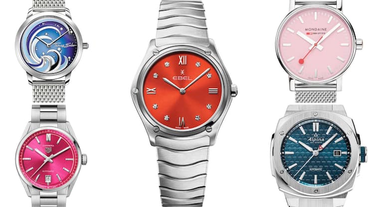 La couleur est «de rigueur» dans l'univers des montres