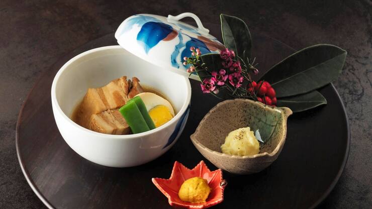 Poitrine de porc braisée à la japonaise