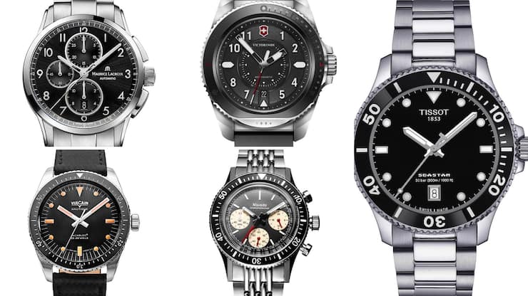 Les montres à cadran noir font plaisir aux hommes comme aux femmes.