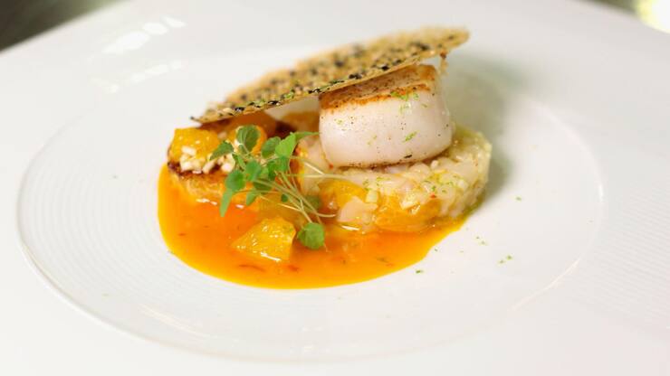 Noix de Saint-Jacques en deux façons